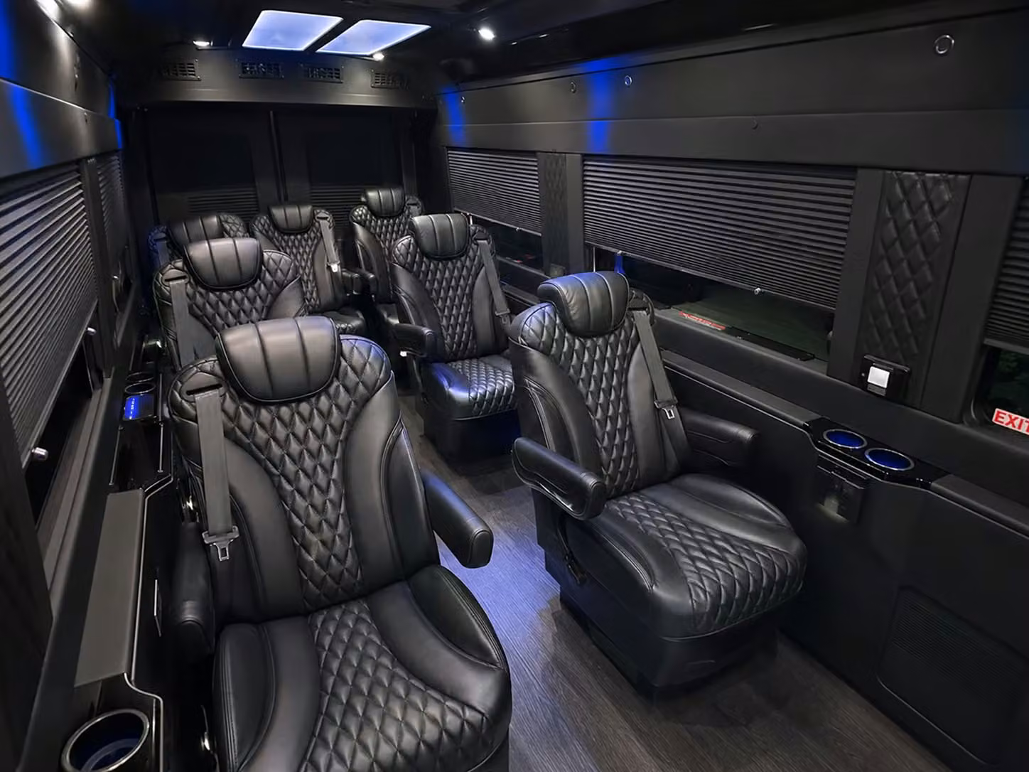 sprinter van with driver inside